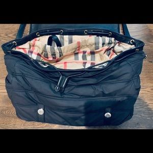 Burberry diaper bag